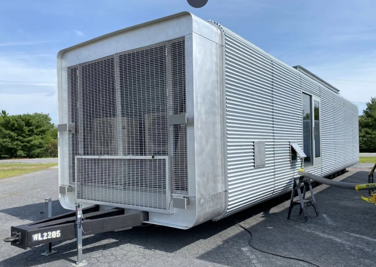 Command pod exterior with climate-rated equipment enclosure